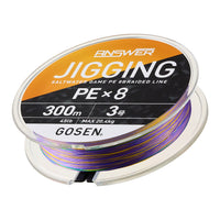 GOSEN Answer Jigging PE×8 spool