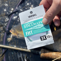 VARIVAS Expert Stillwater FHT leader with a stillwater trout