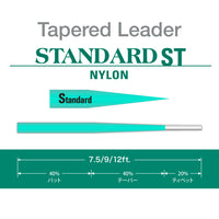 VARIVAS Standard ST nylon tapered leader taper profile