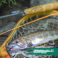 VARIVAS Standard ST nylon tapered leader on the water